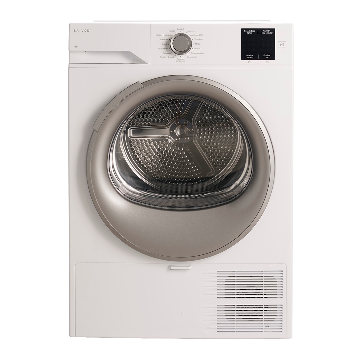 Saivod – Secadora Saivod 7 kg, Condensación, Bomba de calor, 15 programas – STE785BA. ..