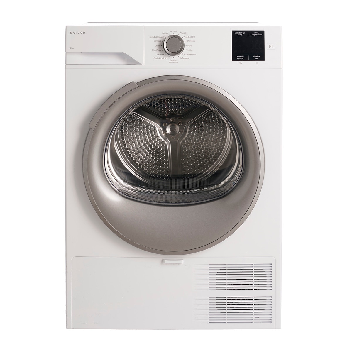 Saivod – Secadora saivod 8 kg, Condensación, Bomba de calor, 15 programas – STE885BA.