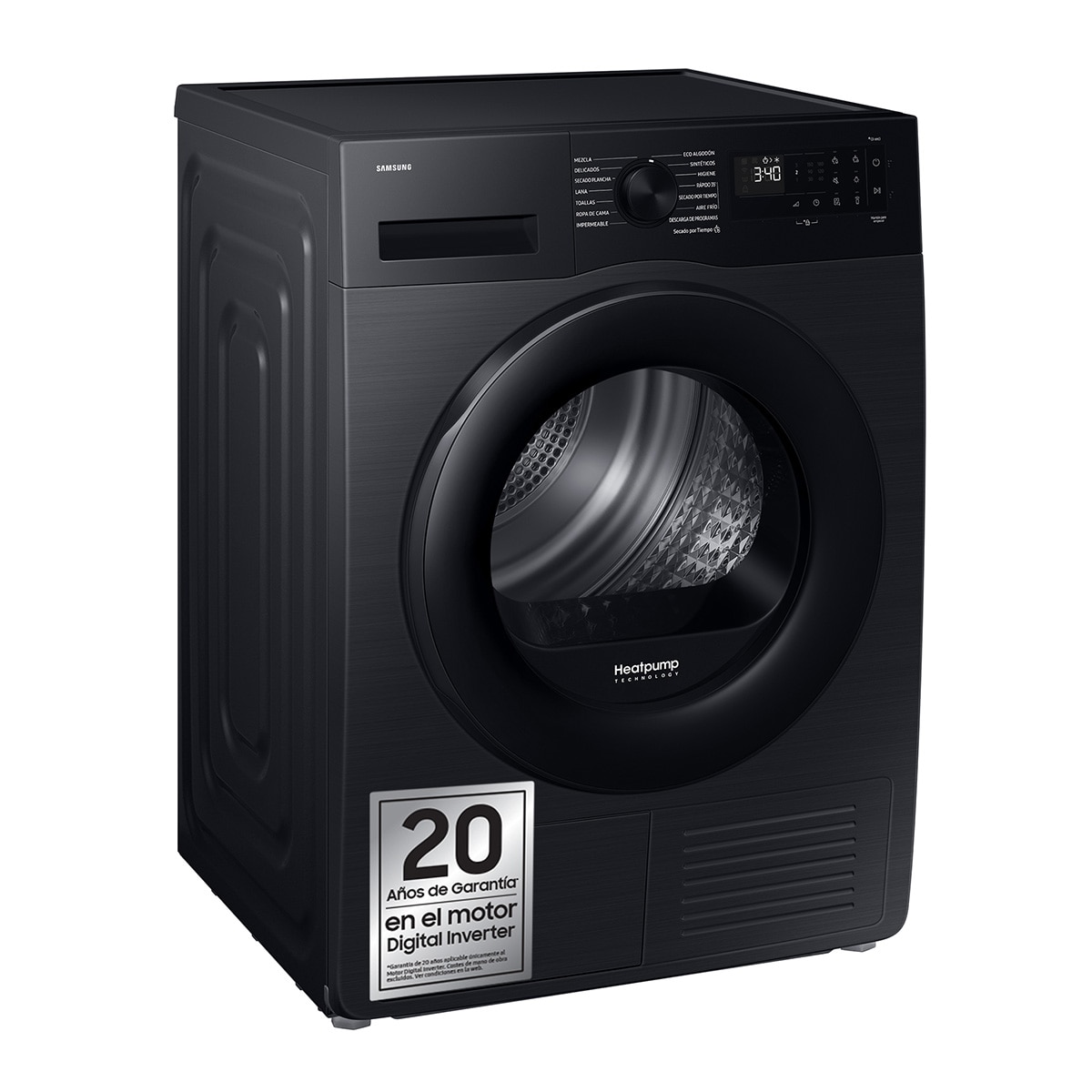 Imagen de Samsung DV90DG52A0ABEC secadora 9kg Hygiene Care negra en OfertitasTOP