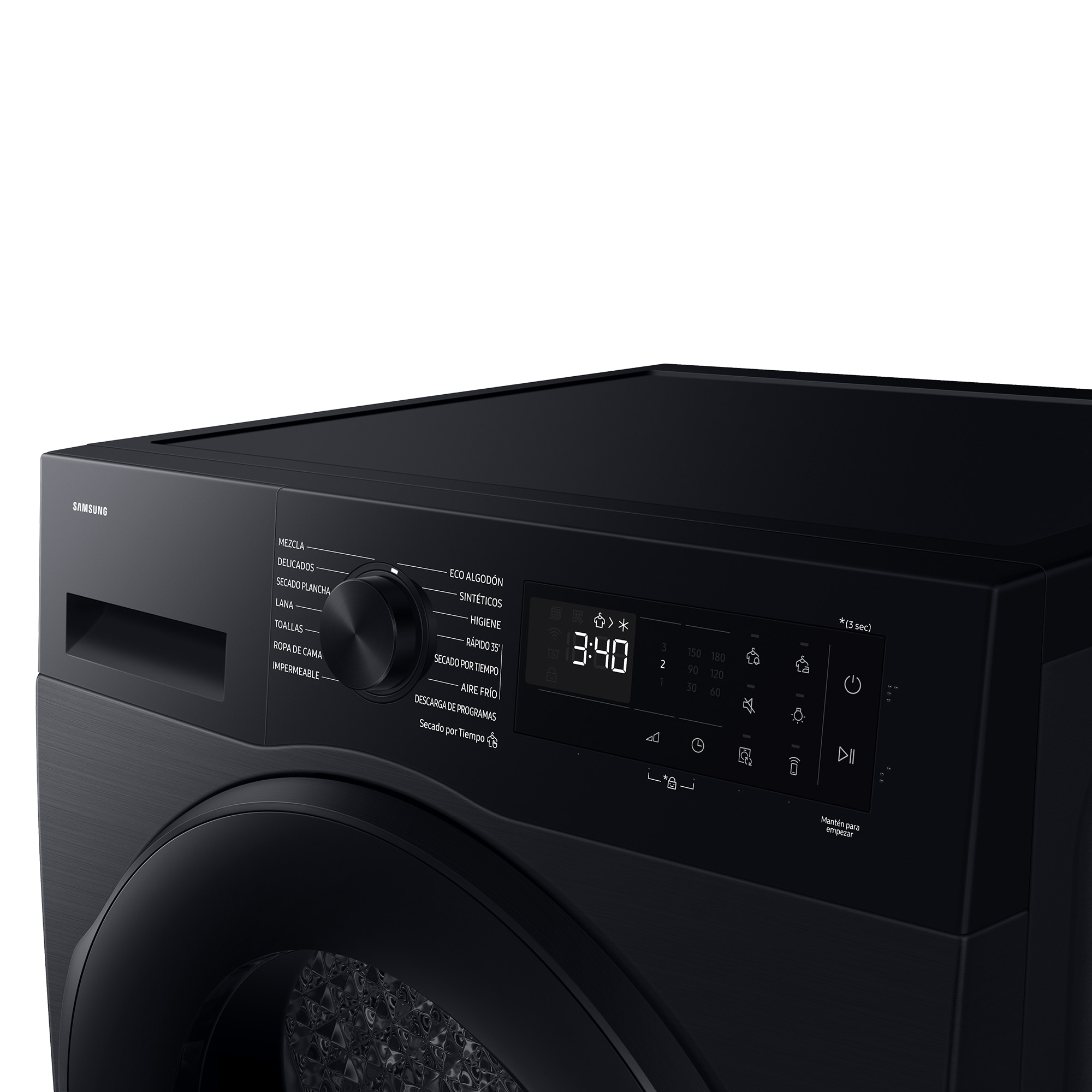 Secadora AI Samsung 9kg Hygiene Care Clase C Negra DV90DG52A0ABEC 7