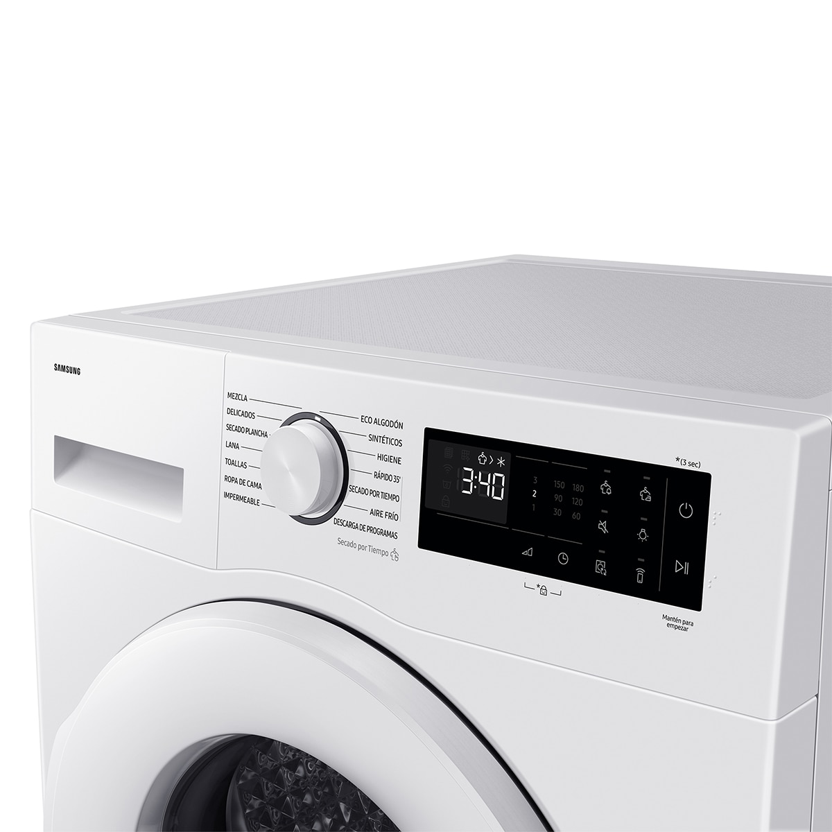 Secadora AI Samsung 9kg Hygiene Care Clase C Blanca DV90DG52A0TEEC 10