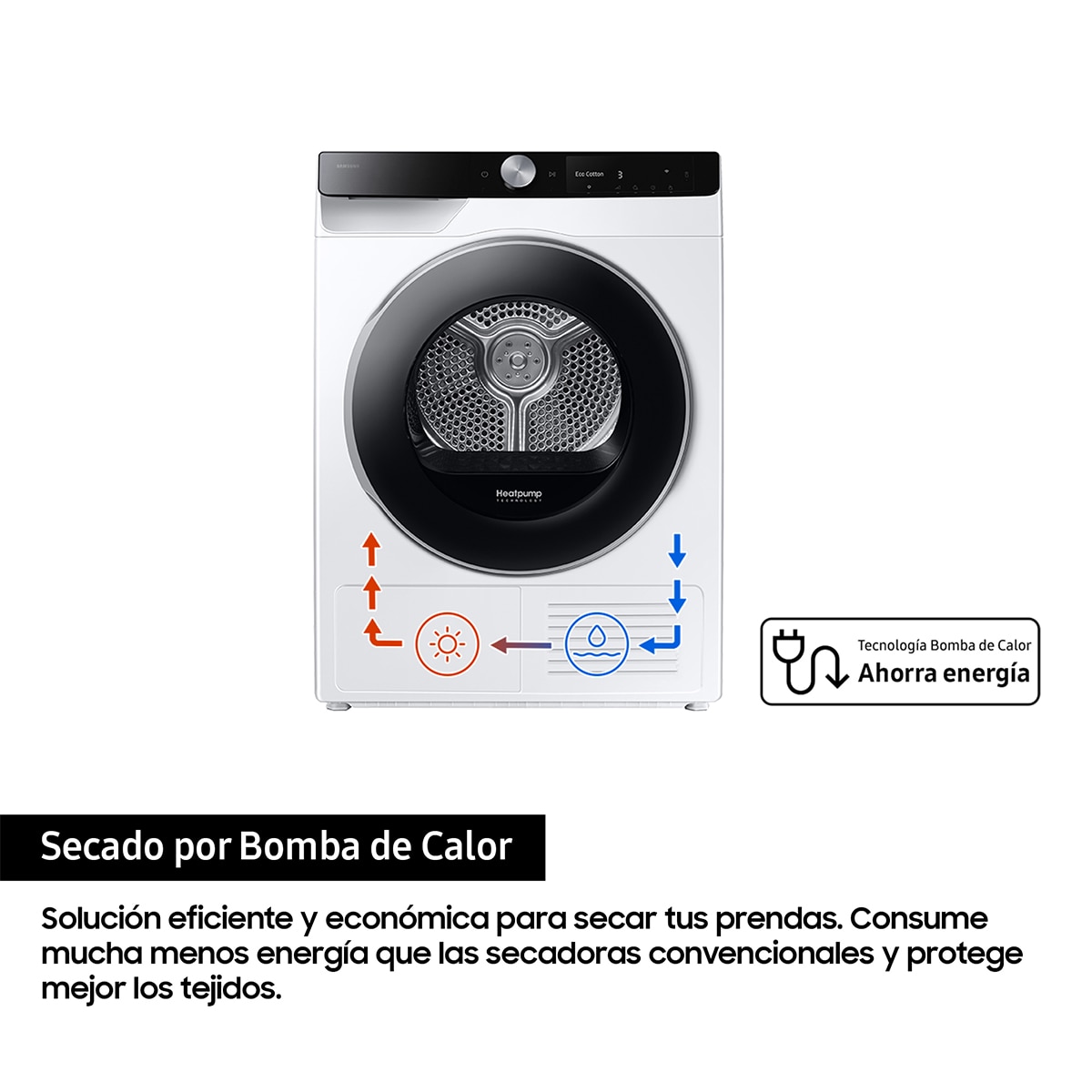 Thumbnail 2 de Samsung DV90 Secadora 9 kg AI Dry+ Clase A