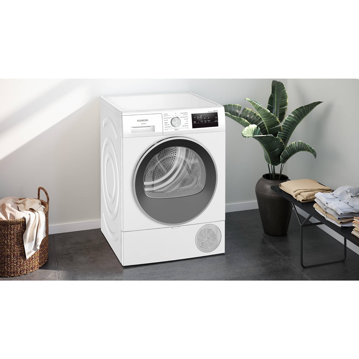 Secadora Siemens 8 kg con bomba de calor - WT45HV00ES Blanco-4