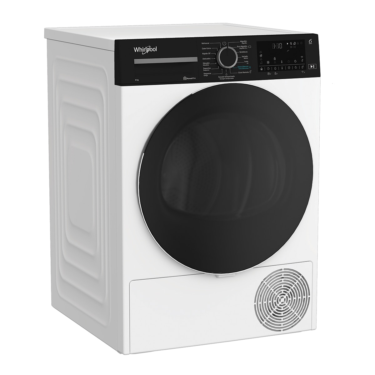 Secadora Whirlpool bomba de calor, 8 kg - C WD 84M WBS SPT Blanco-2