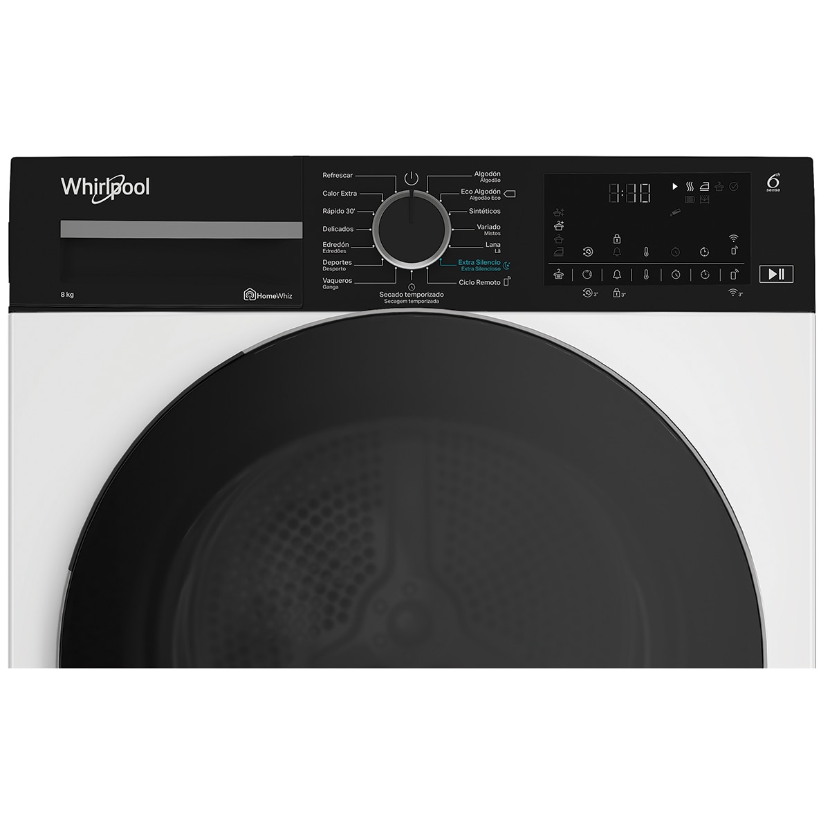 Secadora Whirlpool bomba de calor, 8 kg - C WD 84M WBS SPT Blanco-5