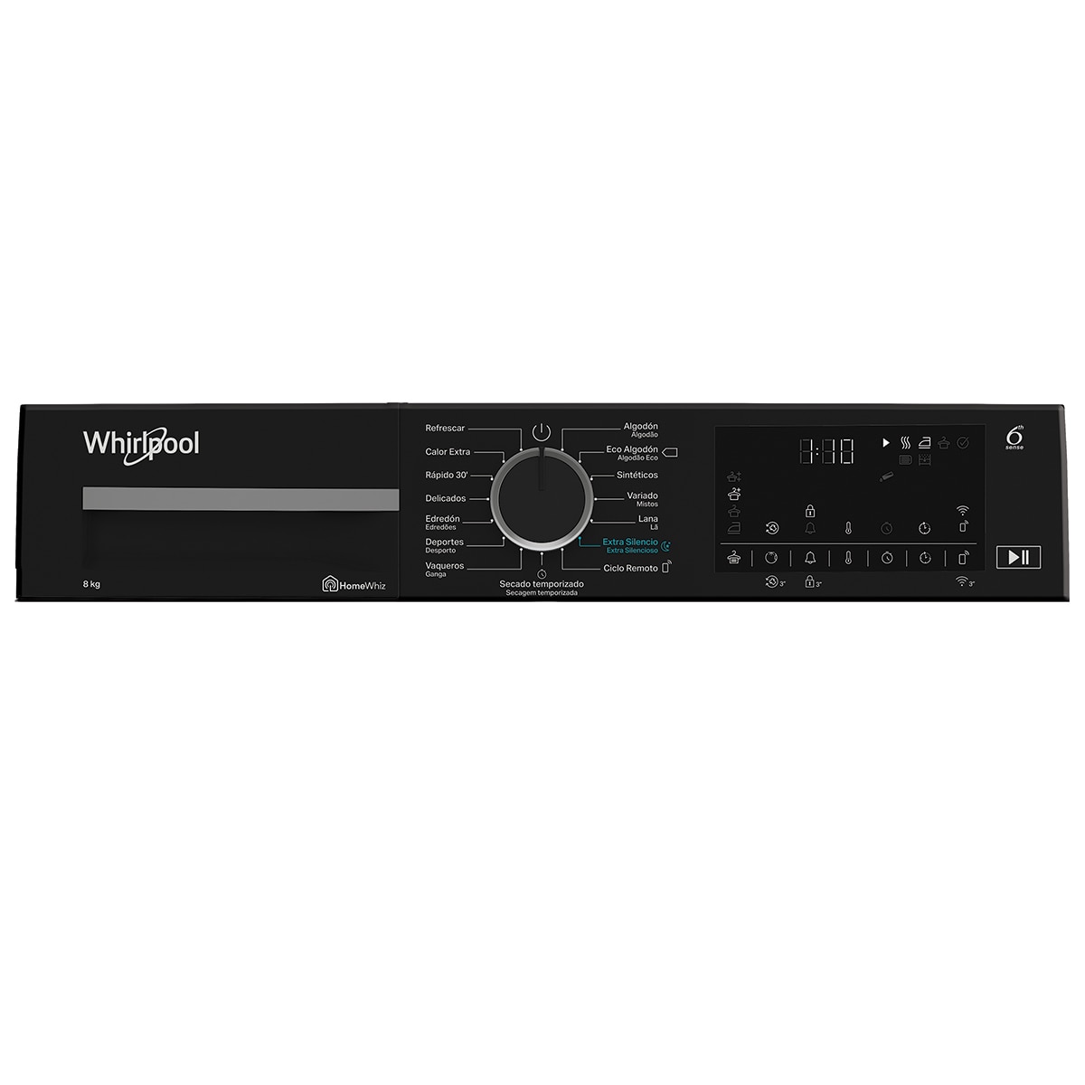 Secadora Whirlpool bomba de calor, 8 kg - C WD 84M WBS SPT Blanco-8