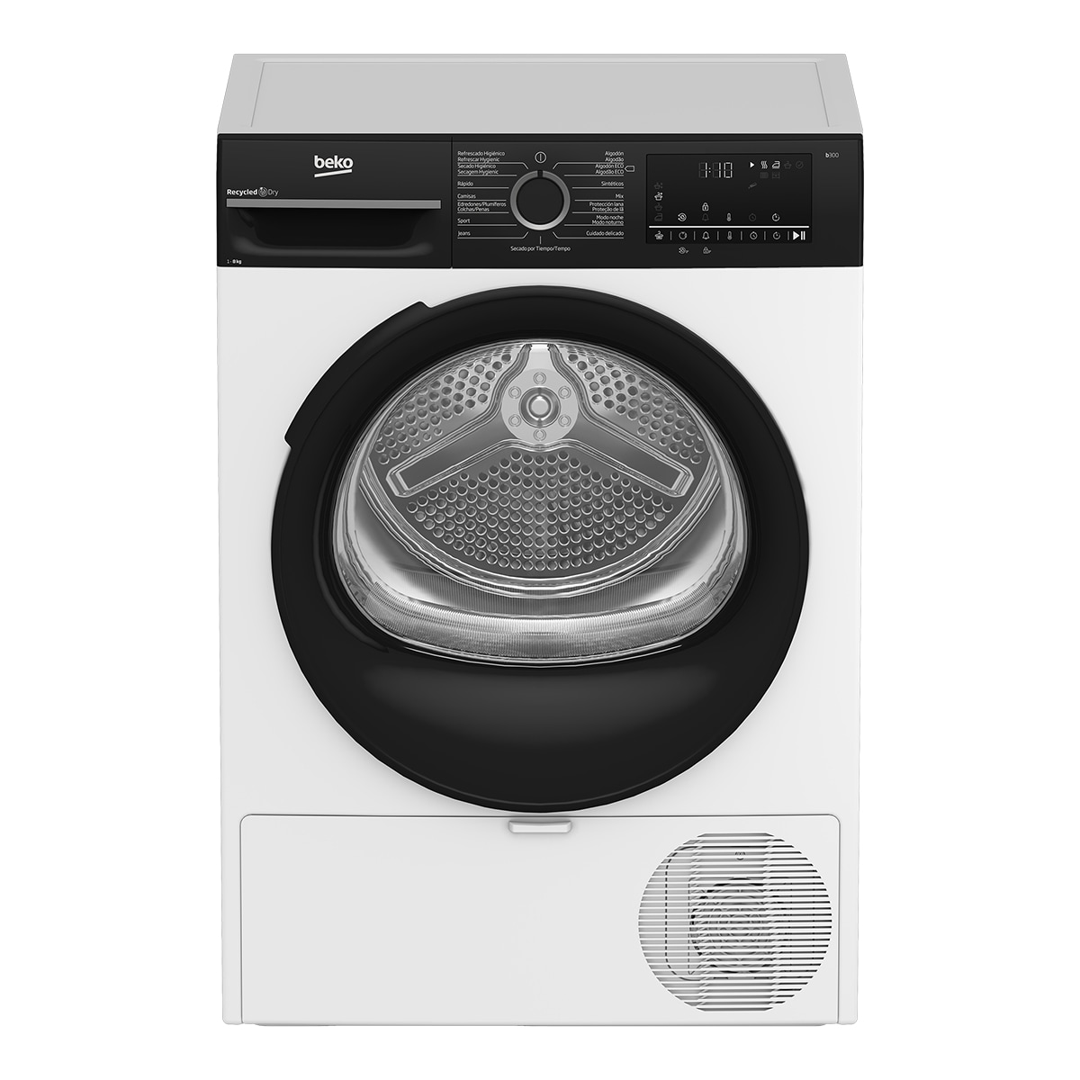 Secadora Beko Bomba de calor 8 Kg - BM3T48249W Blanco-3