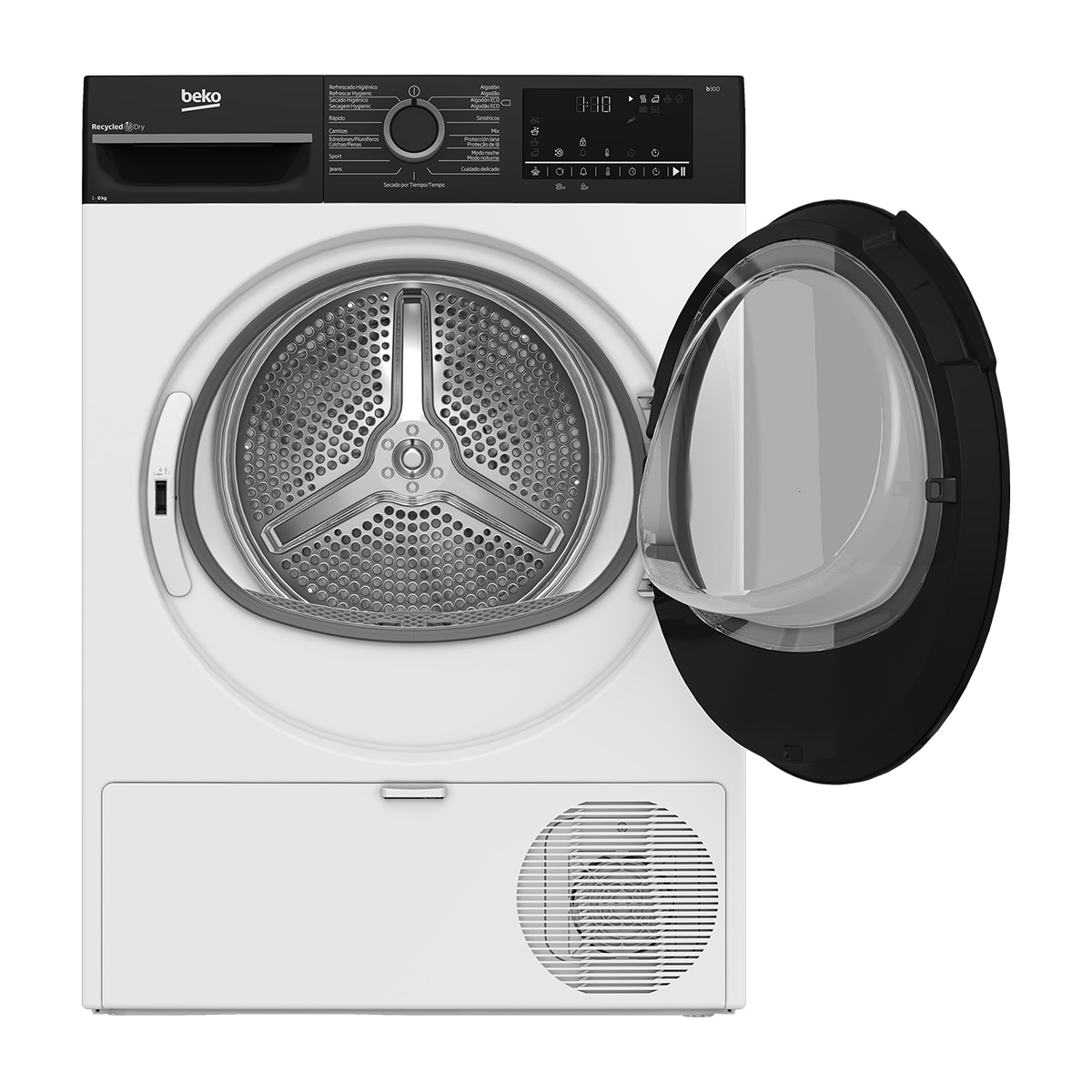 Secadora Beko Bomba de calor 8 Kg - BM3T48249W Blanco-4
