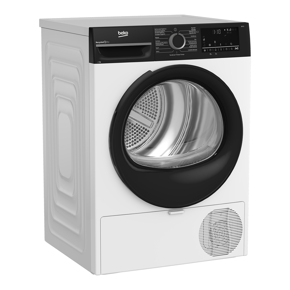 Secadora Beko Bomba de calor 9 Kg - BM3T49240W Blanco-2