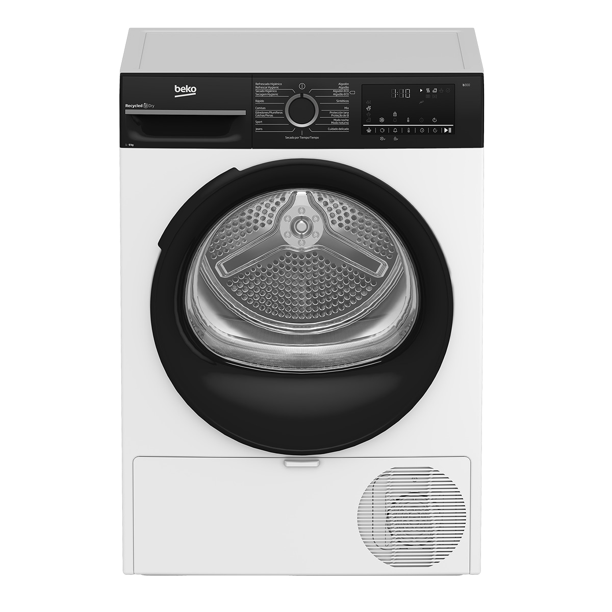 Secadora Beko Bomba de calor 9 Kg - BM3T49240W Blanco-3