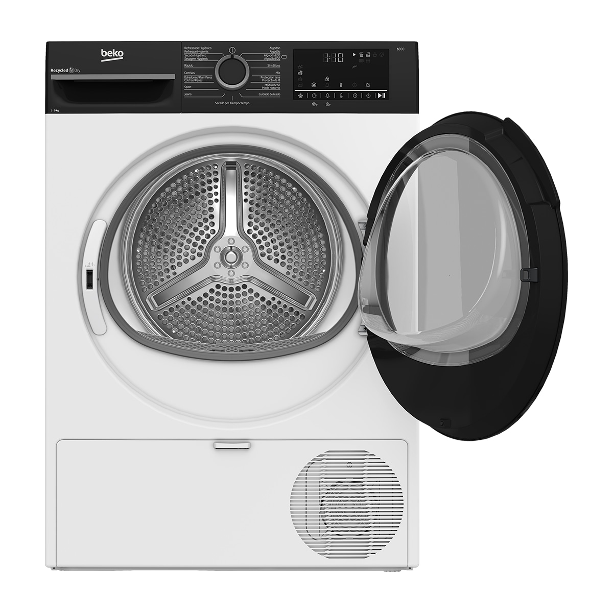 Secadora Beko Bomba de calor 9 Kg - BM3T49240W Blanco-4