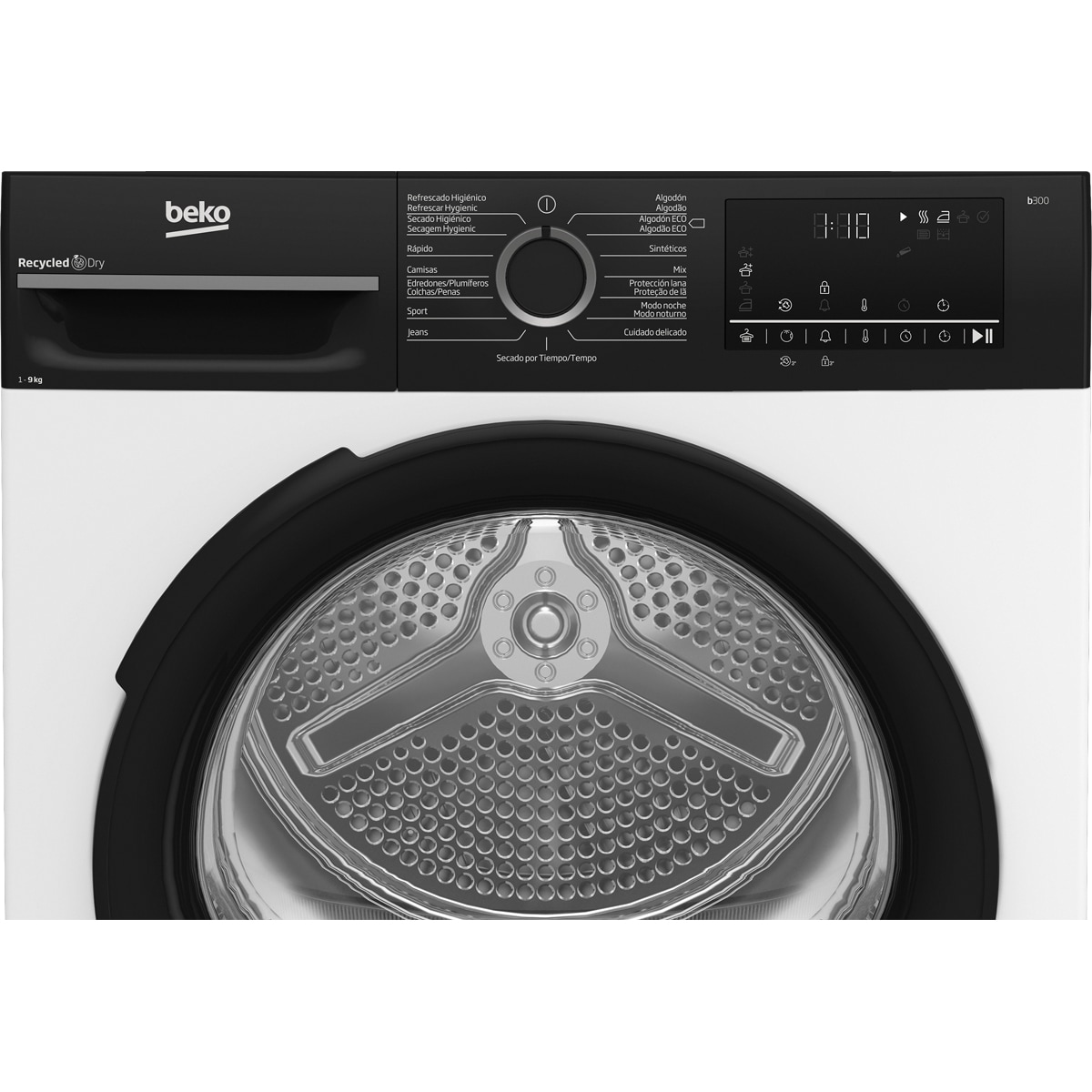 Secadora Beko Bomba de calor 9 Kg - BM3T49240W Blanco-5