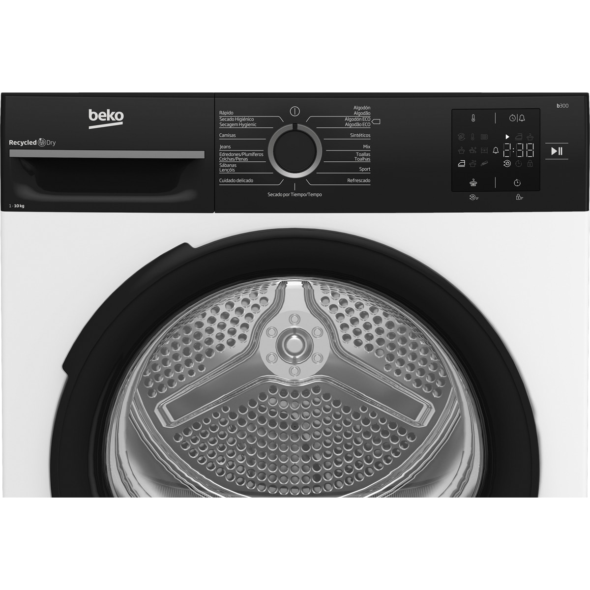 Secadora Beko Bomba de calor 10 Kg - BM3T30230W Blanco-5