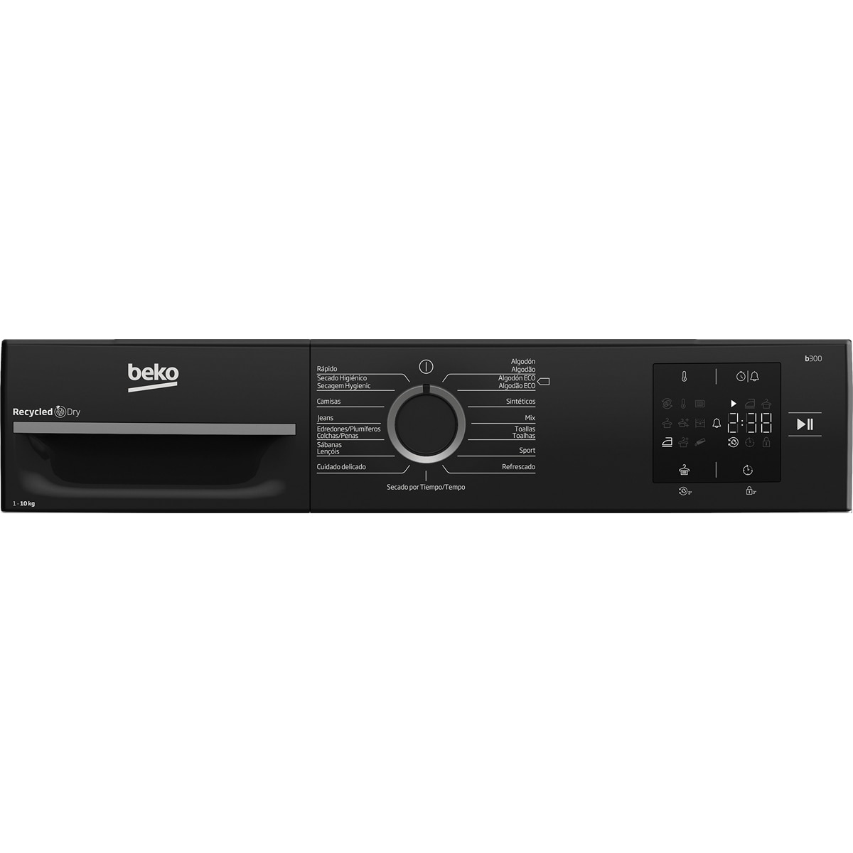 Secadora Beko Bomba de calor 10 Kg - BM3T30230W Blanco-7