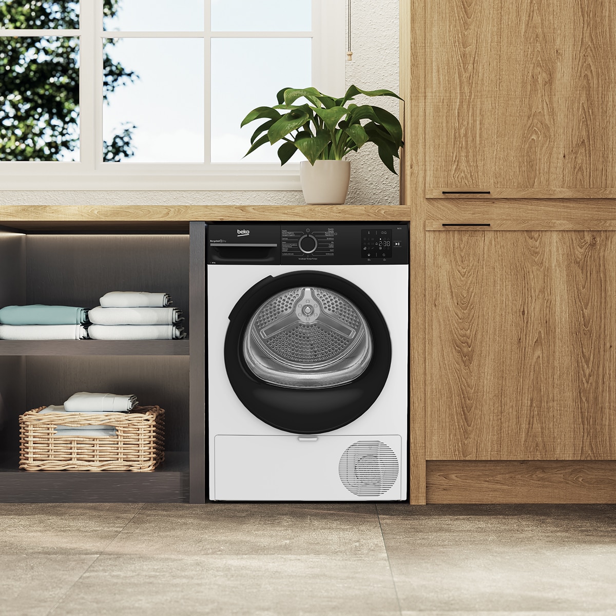 Secadora Beko Bomba de calor 10 Kg - BM3T30230W Blanco-9