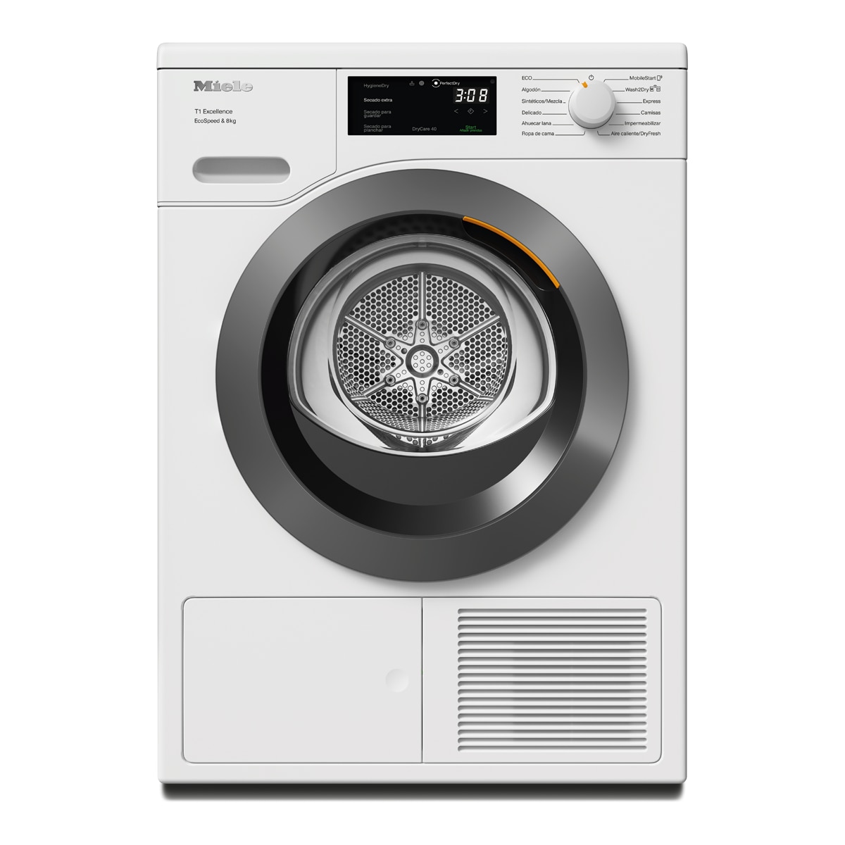 Miele – Secadora Miele 9 kg, Bomba de calor, EcoSpeed – TEH785WP.