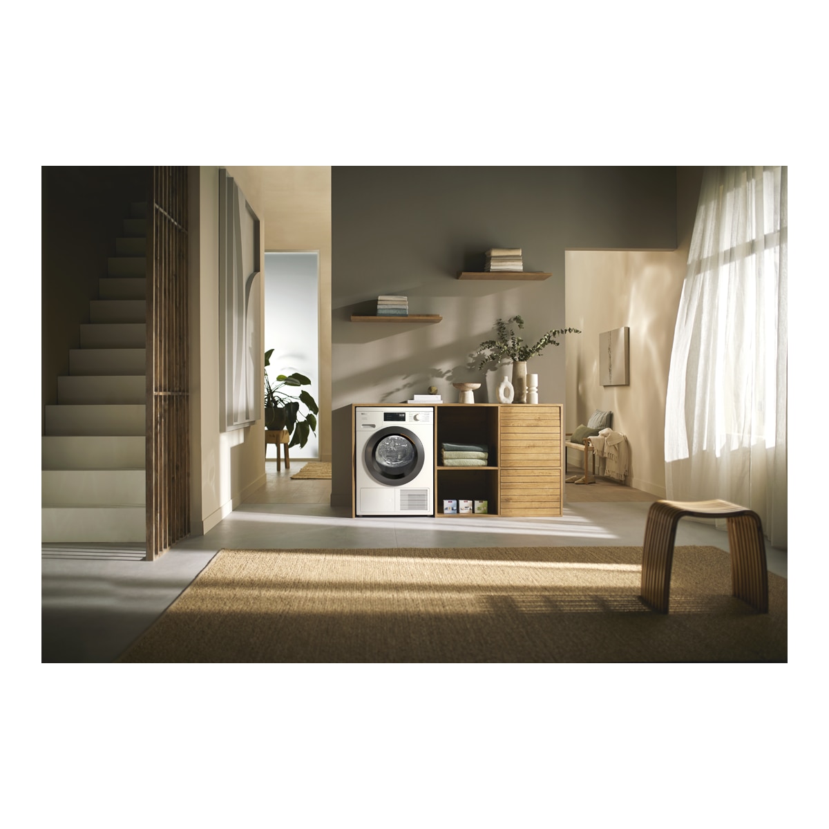 Secadora Miele 9 kg, Bomba de calor, EcoSpeed - TEH785WP Blanco-4