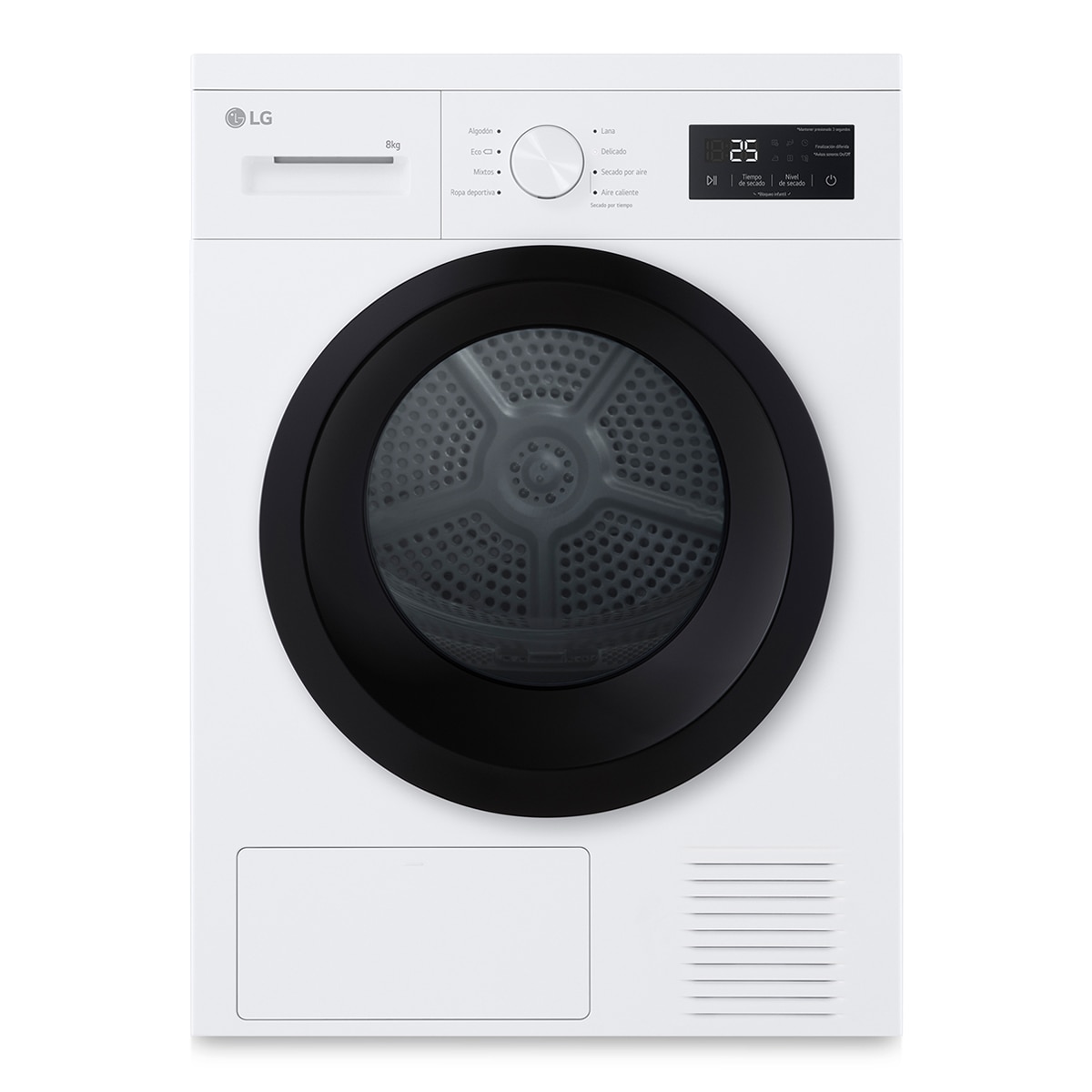 Imagen 0 de Secadora LG  8kg con Bomba de calor Serie 100 - RHA1008NWK