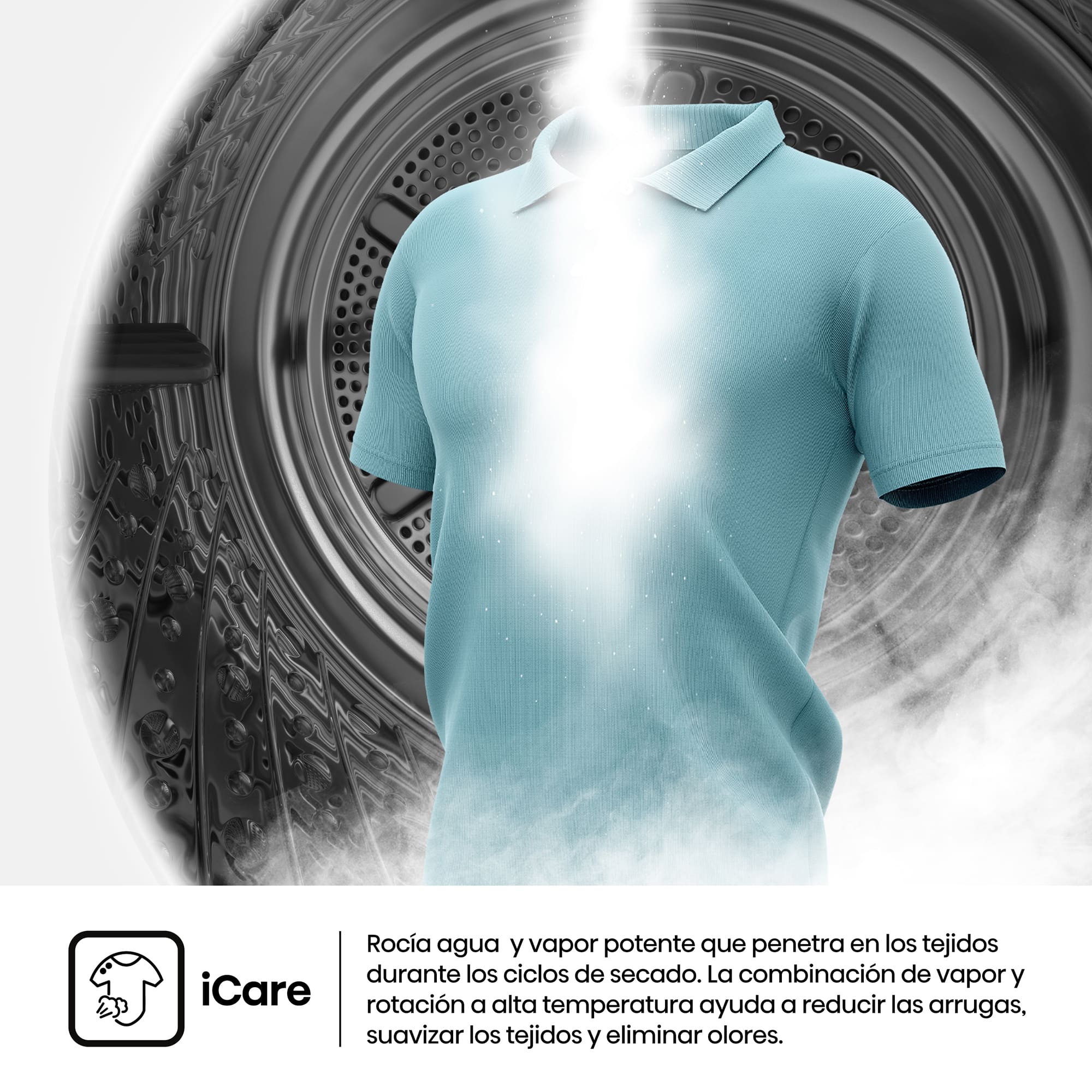 Secadora Hisense 10 Kg, Bomba de calor -  DH5I104BWAB Blanco-7