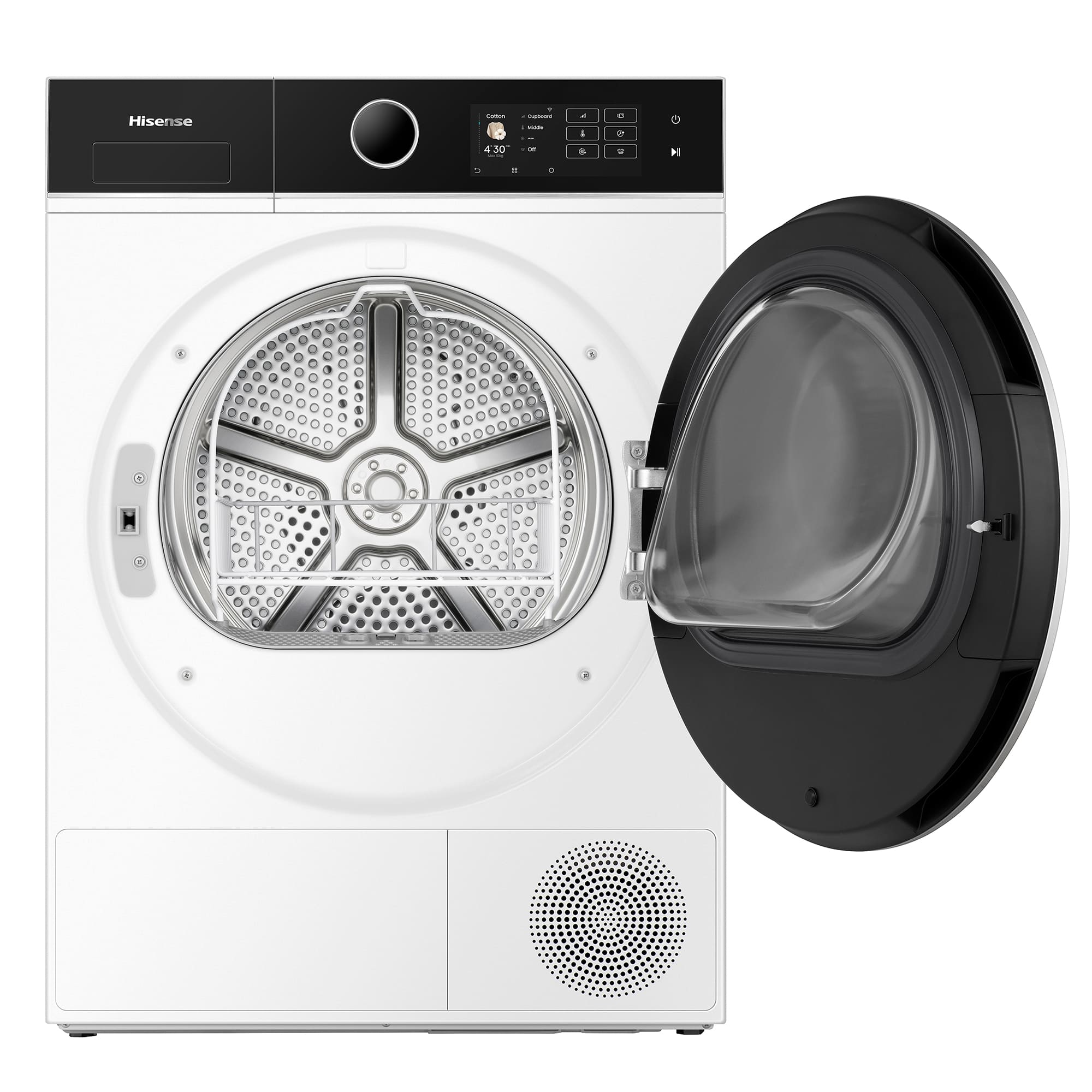 Secadora Hisense 10 Kg, Bomba de calor -  DH5I104BWAB Blanco-14