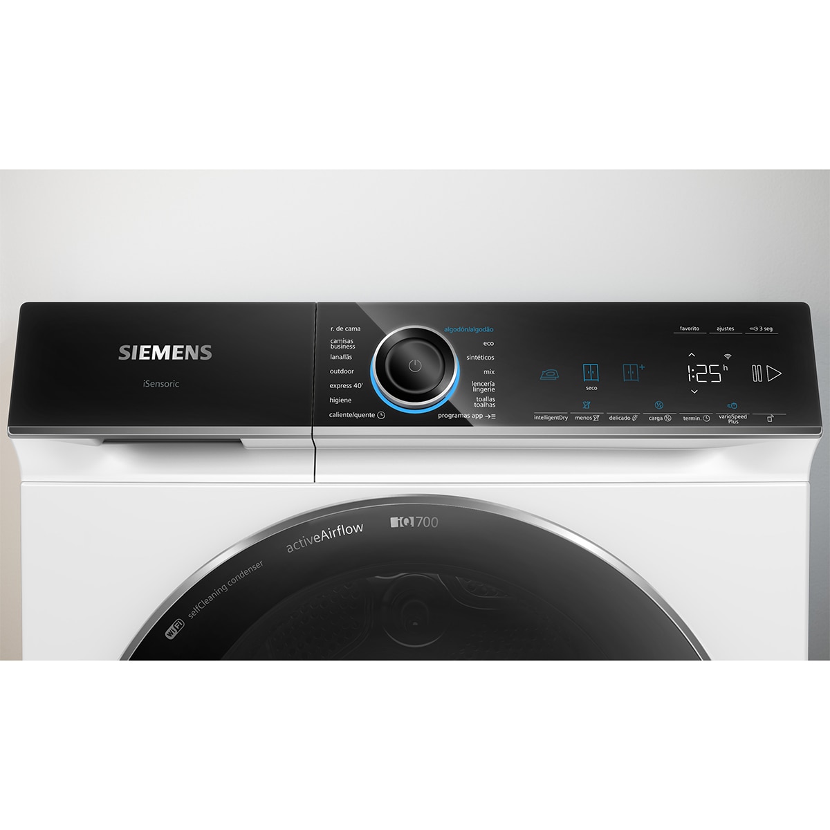 Secadora Siemens 9 Kg Condensación iQ700 autoDry - WR47B2D0ES Blanco-2