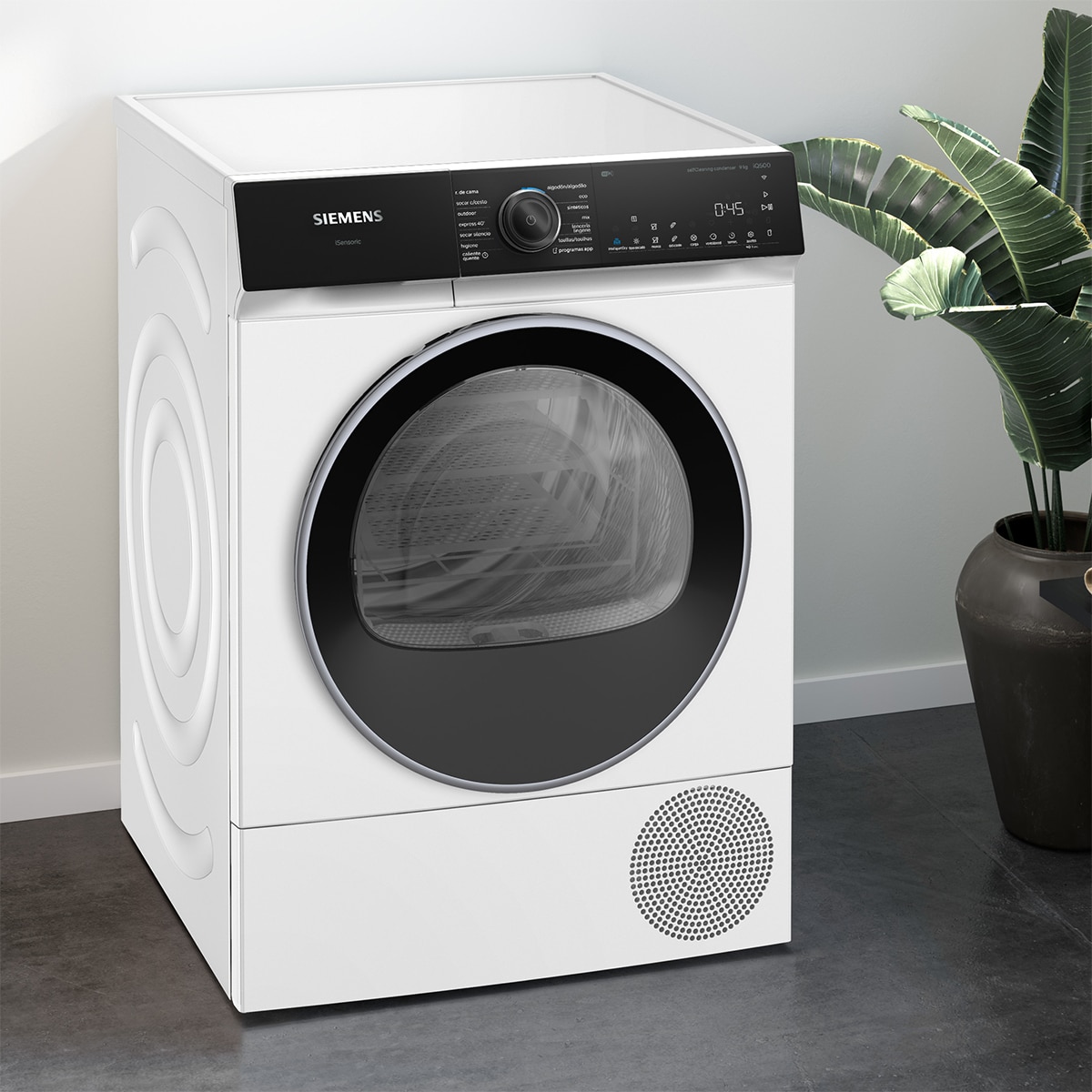 Secadora Siemens 9 Kg Condensación iQ500 autoDry - WQ46H2B0ES Blanco-3