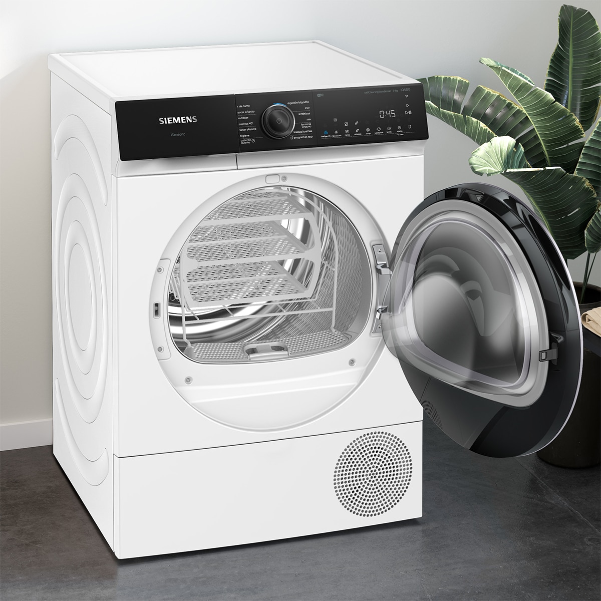 Secadora Siemens 9 Kg Condensación iQ500 autoDry - WQ46H2B0ES Blanco-4