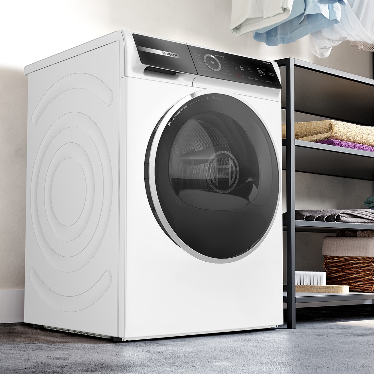 Secadora Bosch 9 Kg, Bomba de Calor, Cool Dry - WRB247D0ES Blanco-3