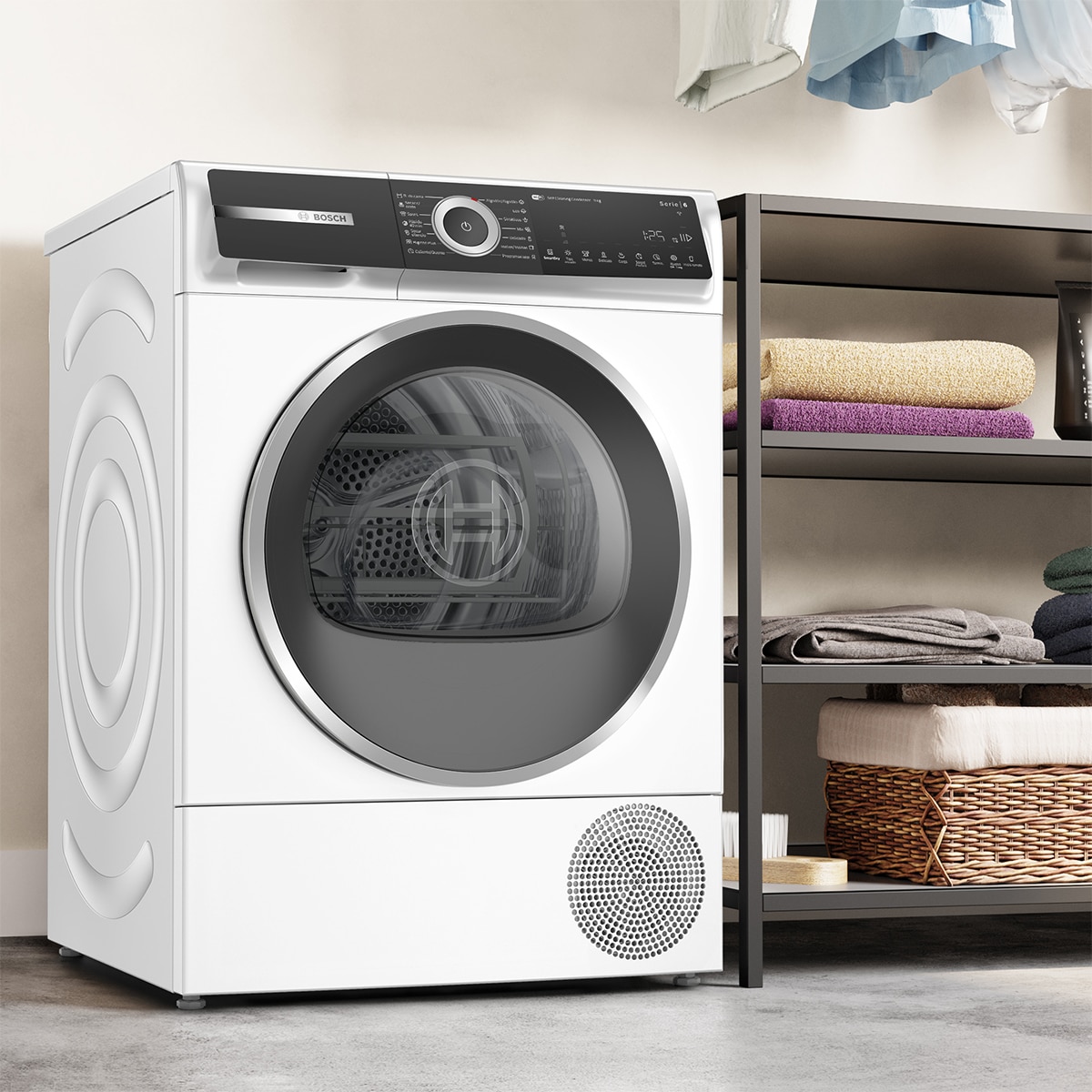 Secadora Bosch 9 kg, Bomba de calor, AutoDry - WQH246B0ES Blanco-6
