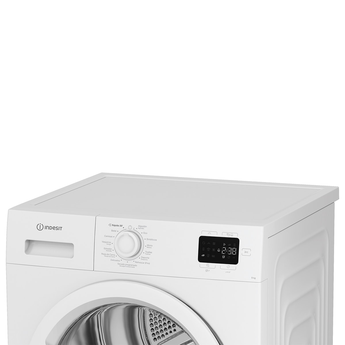 Secadora Indesit 9 kg, Bomba de calor - C YD 92D WW SPT Blanco-6