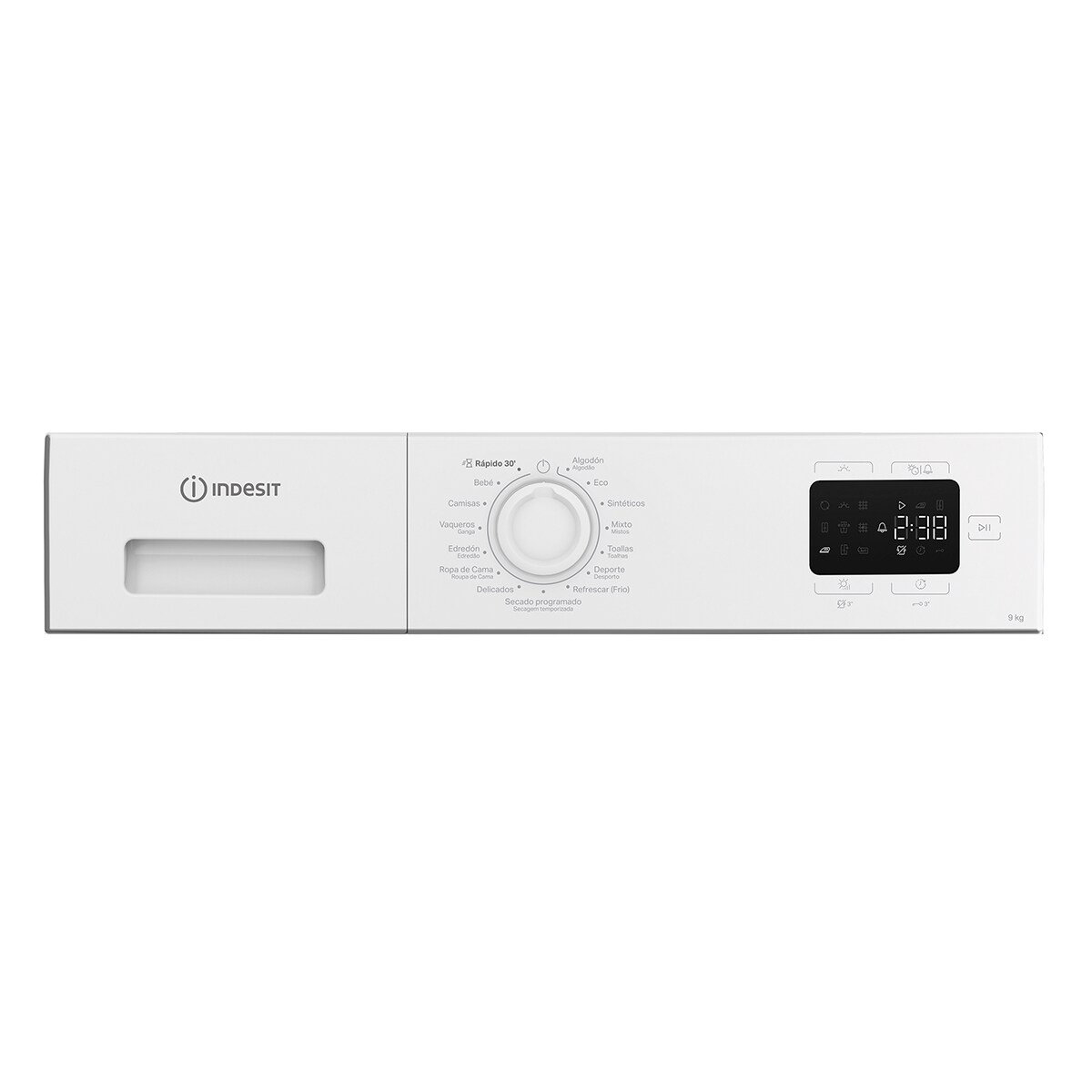 Secadora Indesit 9 kg, Bomba de calor - C YD 92D WW SPT Blanco-7