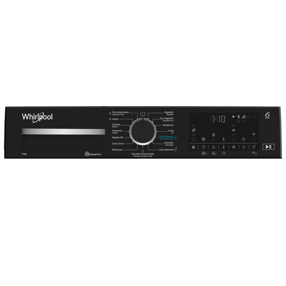 Secadora Whirlpool 9 Kg Condensación - C WD 96M WBS SPT Negro-4