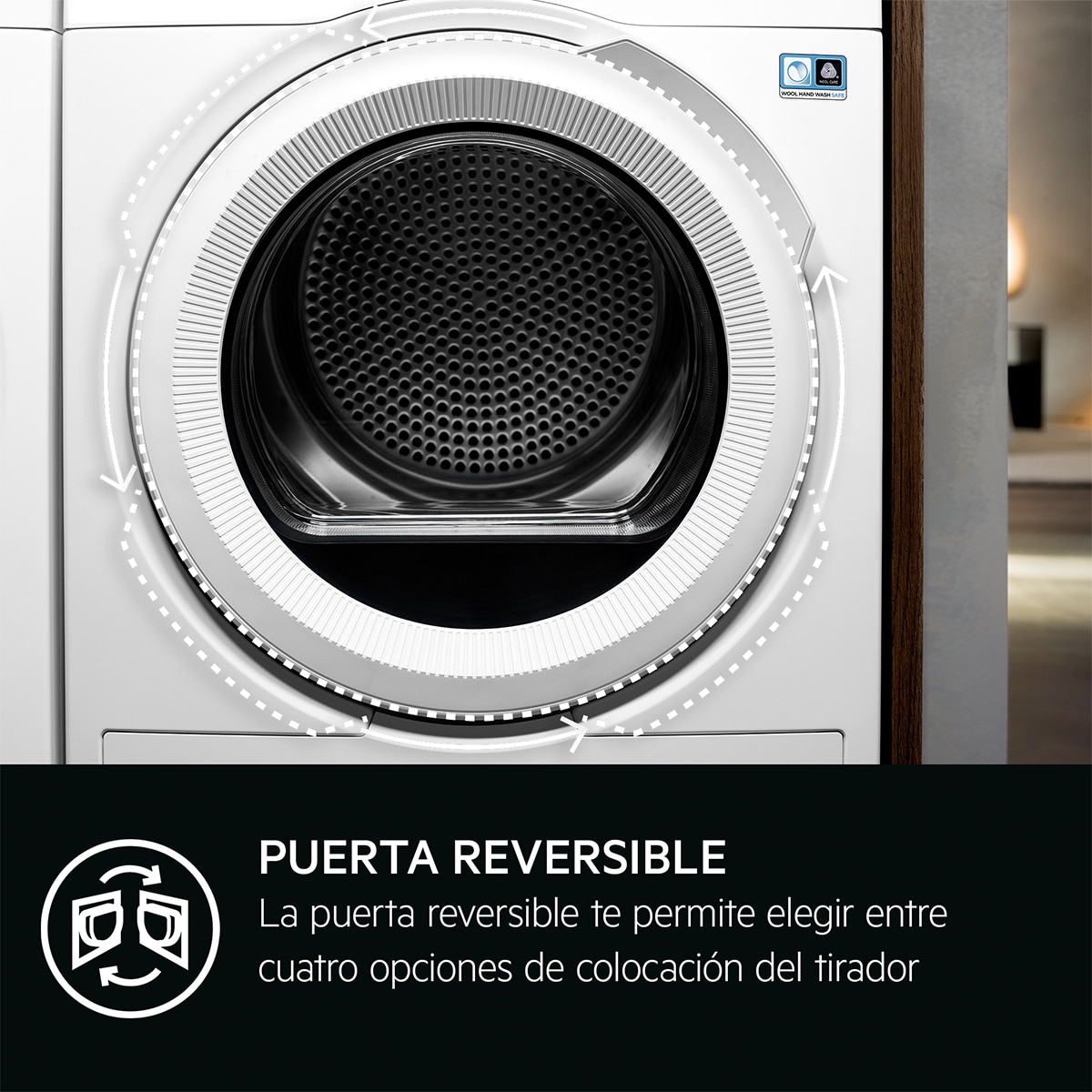 Secadora AEG 8 kg, Bomba de calor - TR718EBOB Blanco-4