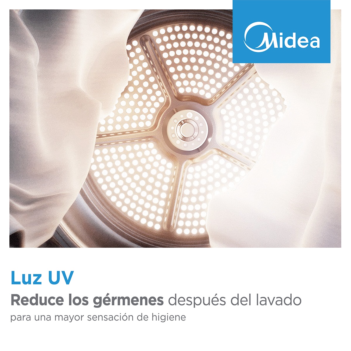 Máquina de Secar Roupa Midea MD210H100BW/W-ES de 10 kg com Bomba de Calor - Branco Branco-7