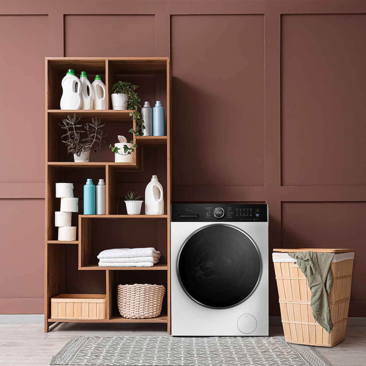 Máquina de Secar Roupa Midea MD210H100BW/W-ES de 10 kg com Bomba de Calor - Branco Branco-10