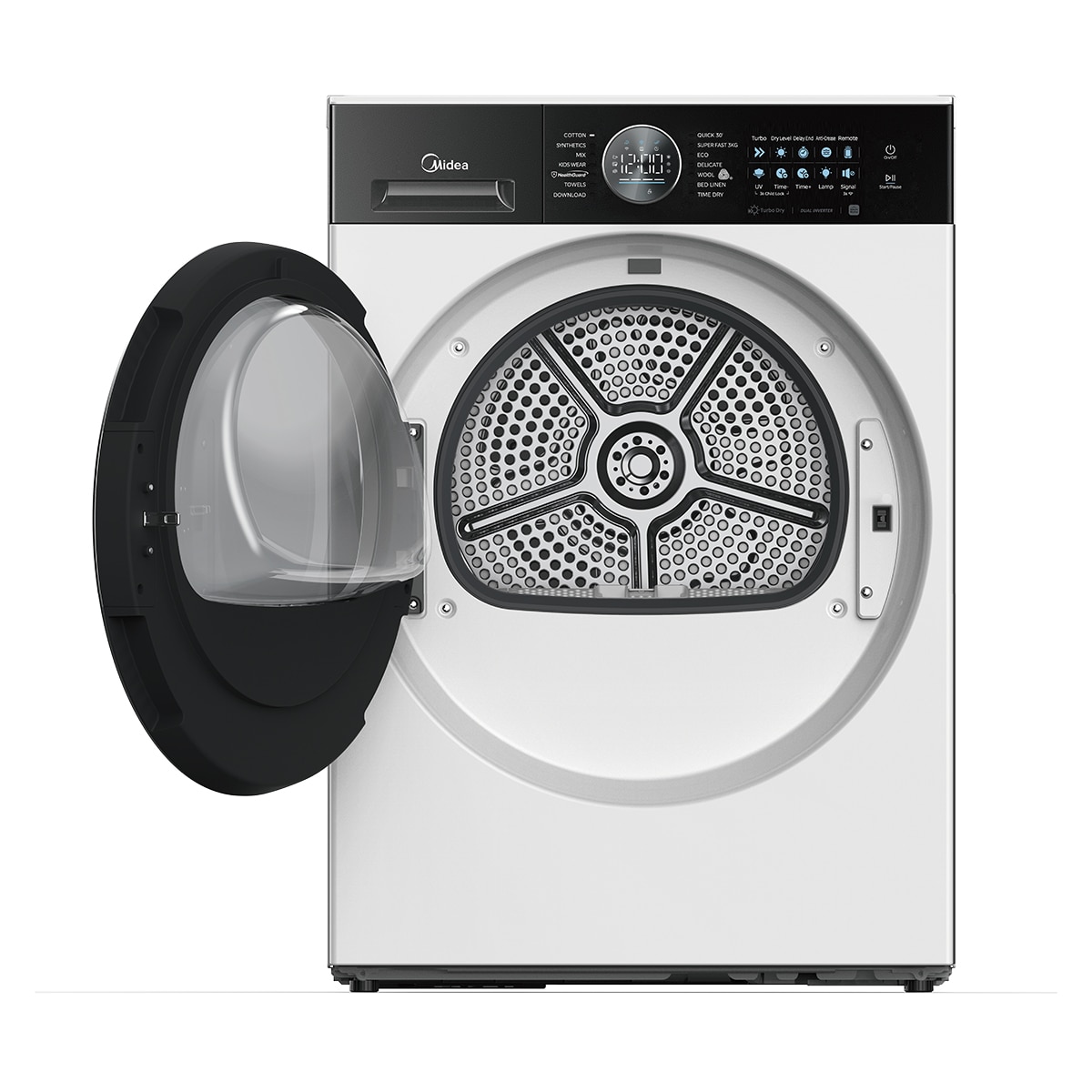 Máquina de Secar Roupa Midea MD210H100BW/W-ES de 10 kg com Bomba de Calor - Branco Branco-11