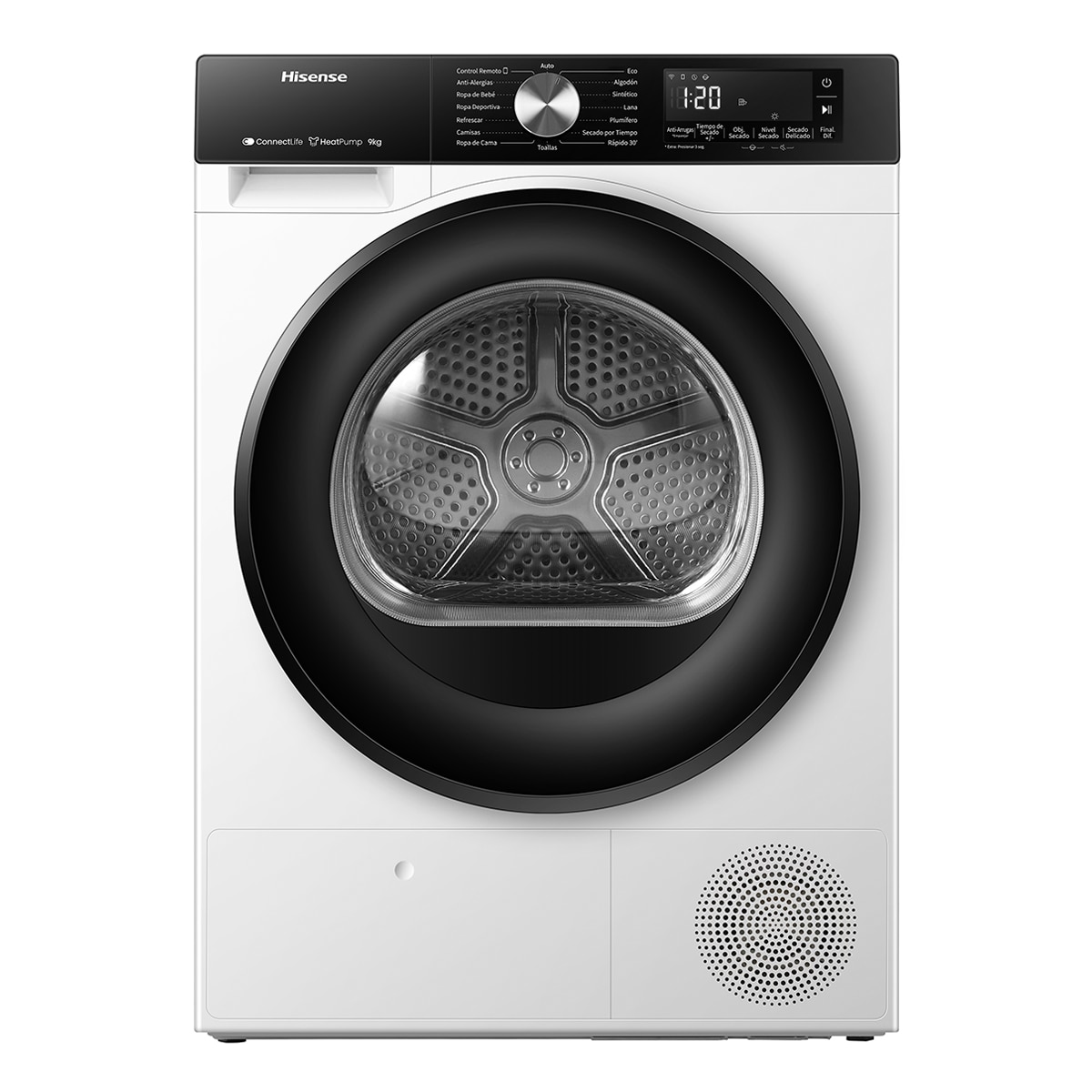 Imagen 0 de Secadora Hisense 9 kg, Bomba de calor  - DH3S902BWCC
