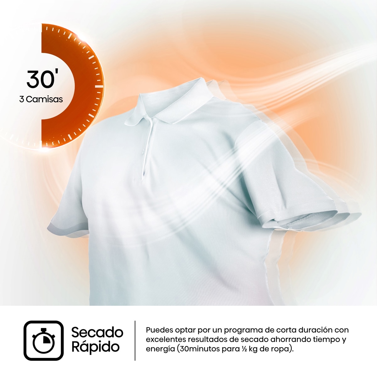 Secadora Hisense 9 kg, Bomba de calor  - DH3S902BWCC Negro-6