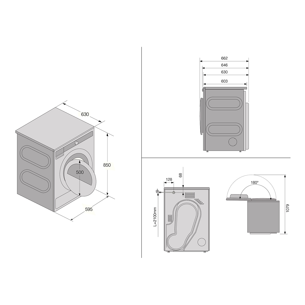 Secadora Asko 9 Kg, Bomba de calor, Vapor - T509HRT Titanio-3