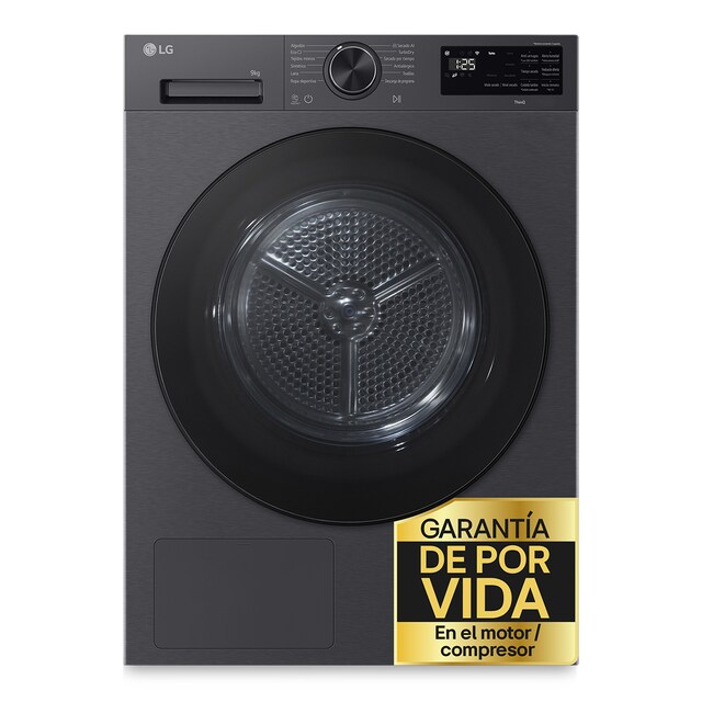 Imagen 0 de Secadora LG 9 kg, con Bomba de calor Dual Inverter - RHX5009TBB
