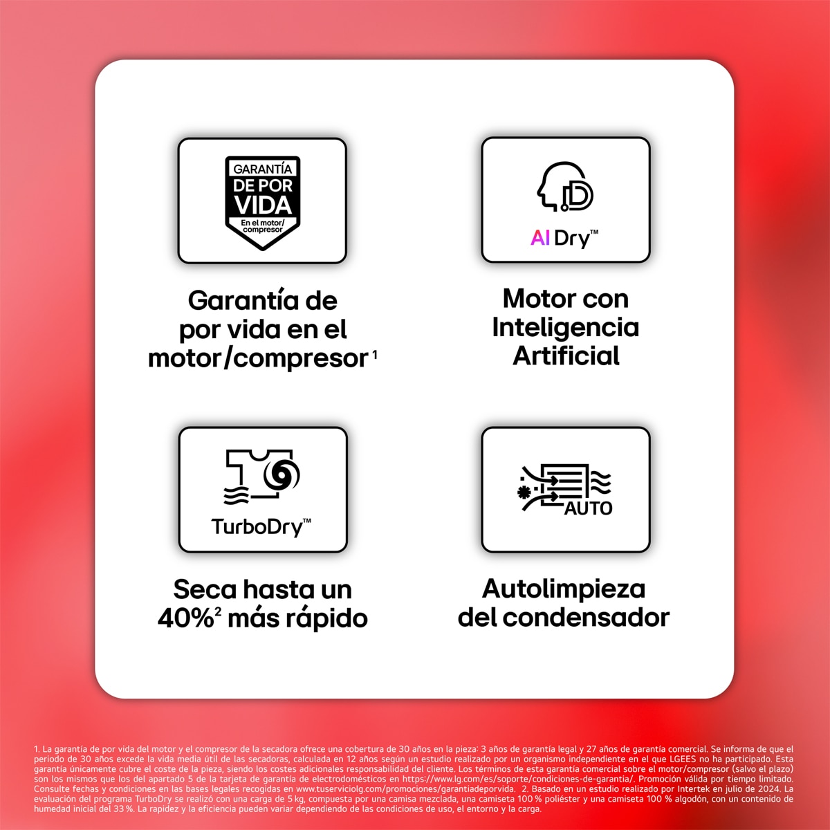 Secadora LG 9 kg, con Bomba de calor Dual Inverter - RHX5009TBB Acero grafito antihuellas-3