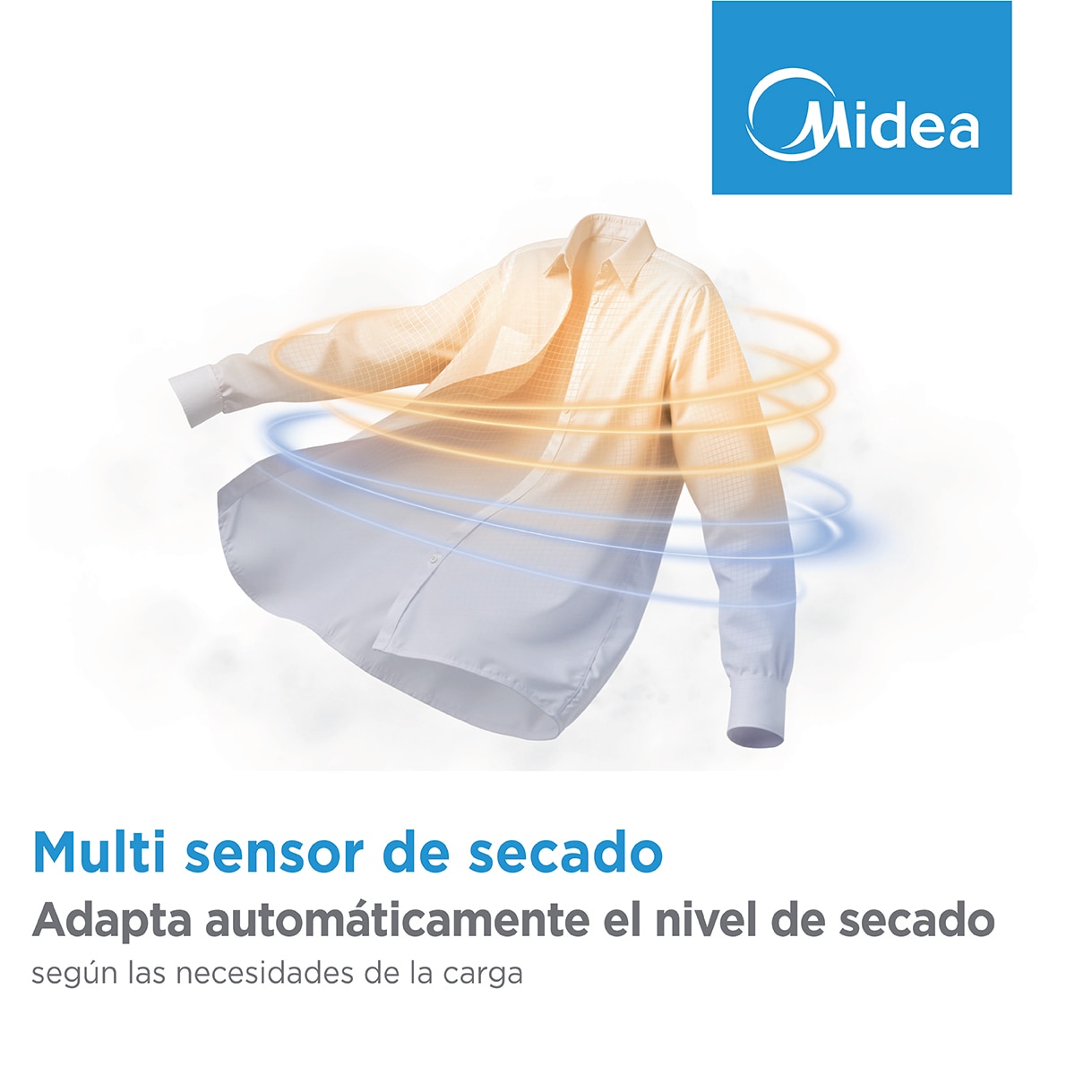 Máquina de Secar Roupa Midea MD205H90BW/W-ES Bomba de Calor e de 9 Kg - Branco Branco-4