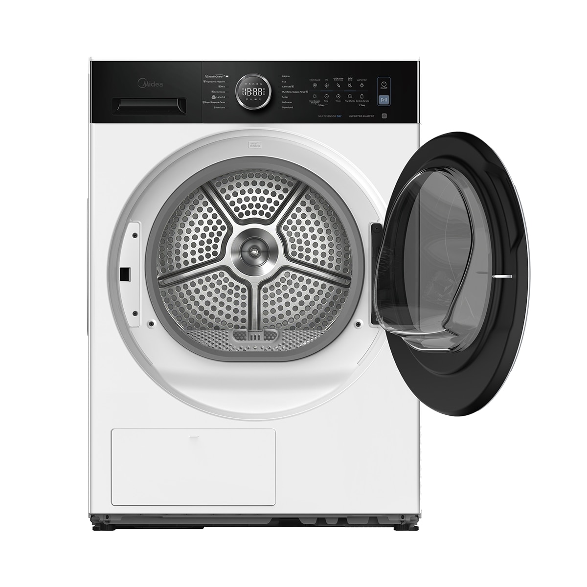 Máquina de Secar Roupa Midea MD205H90BW/W-ES Bomba de Calor e de 9 Kg - Branco Branco-10