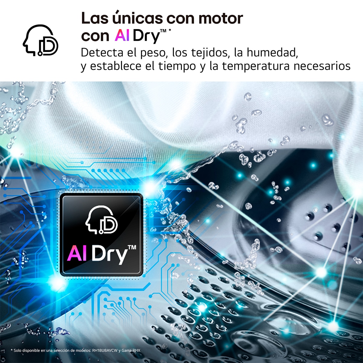 Secadora con Inteligencia artificial 10kg, C, con Bomba de calor Dual Inverter , Serie 700 Blanco-8