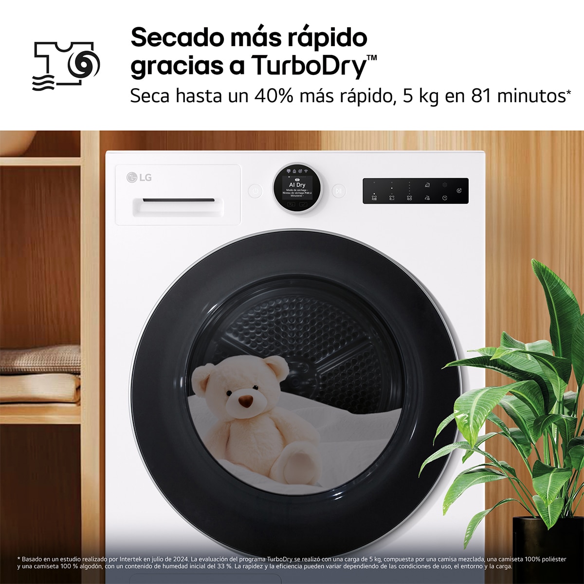 Secadora con Inteligencia artificial 10kg, C, con Bomba de calor Dual Inverter , Serie 700 Blanco-9
