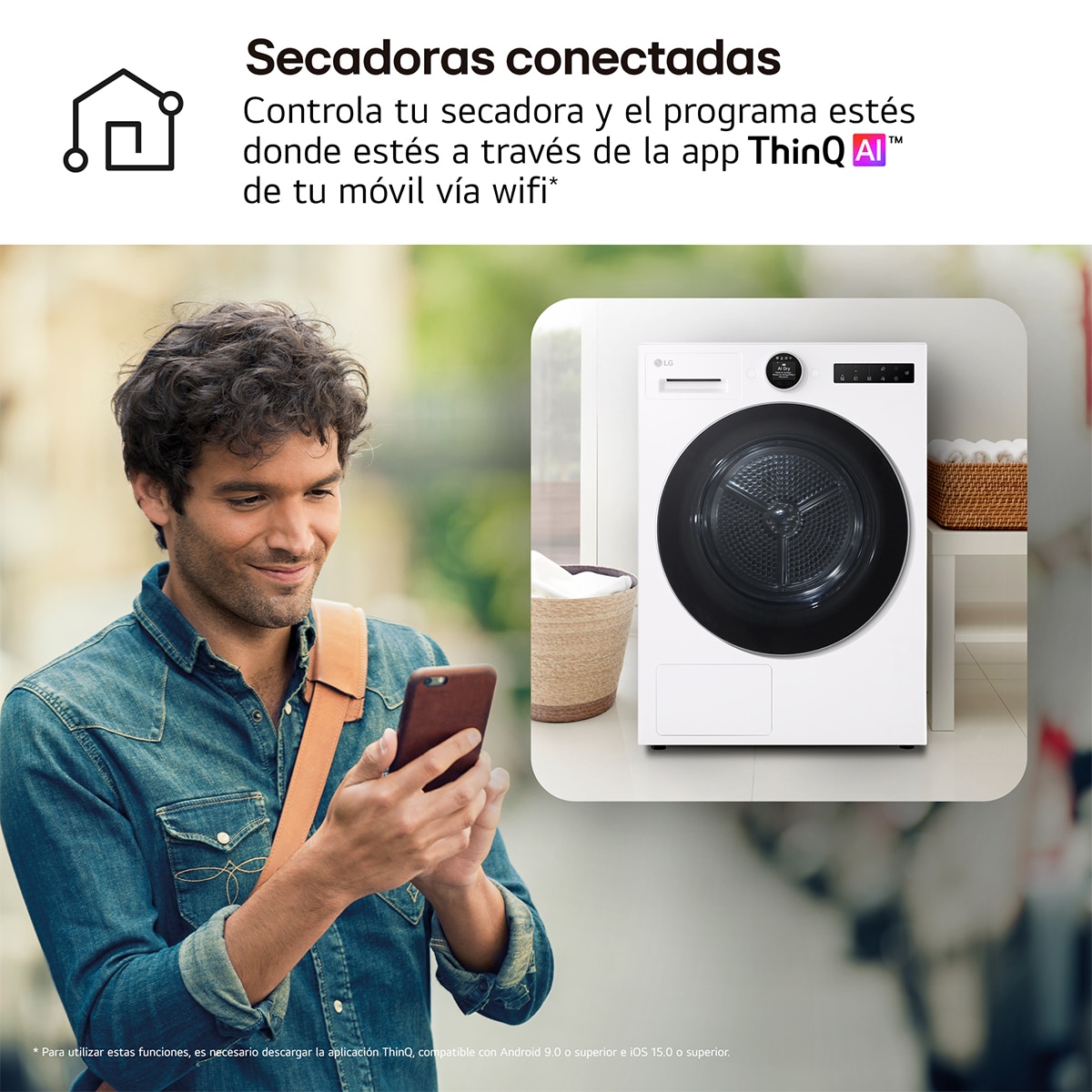 Secadora con Inteligencia artificial 10kg, C, con Bomba de calor Dual Inverter , Serie 700 Blanco-12