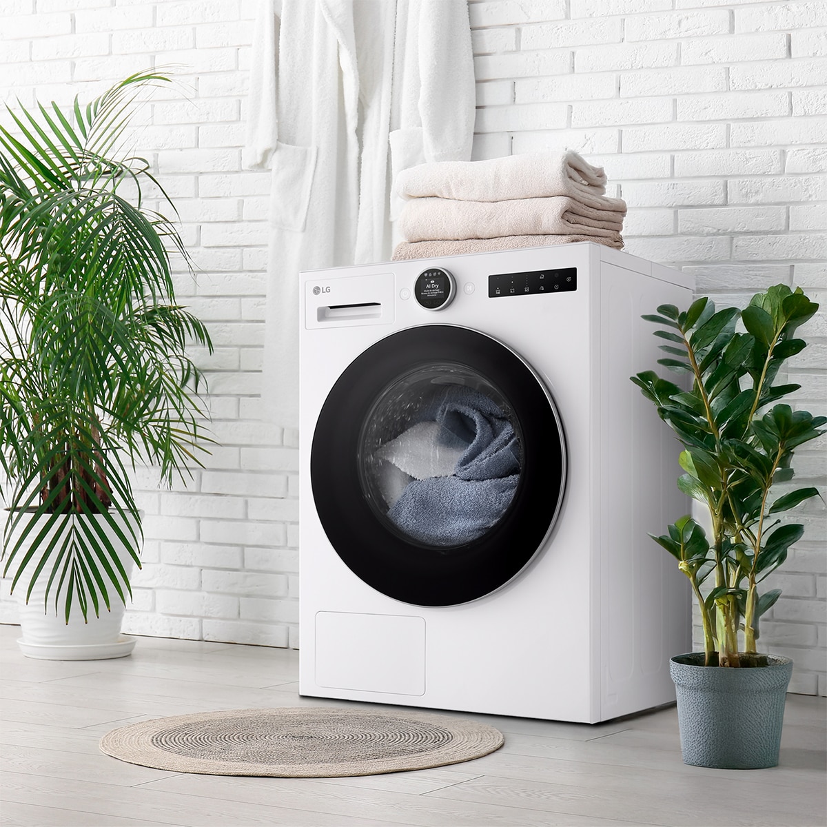 Secadora con Inteligencia artificial 10kg, C, con Bomba de calor Dual Inverter , Serie 700 Blanco-15