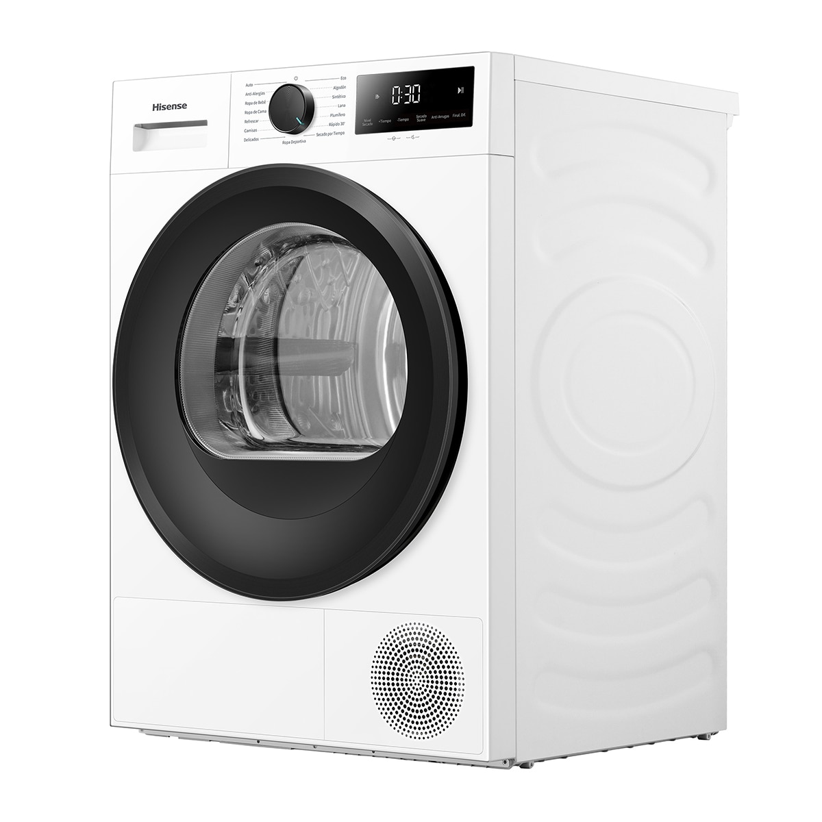 Secadora Hisense 9 kg bomba de calor DH1I900UWDC Blanco-18