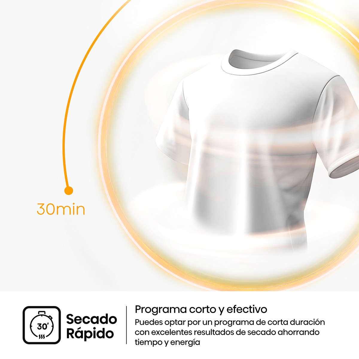 Secadora Hisense 8 kg bomba de calor DH1I800UWDE - Blanco Blanco-5