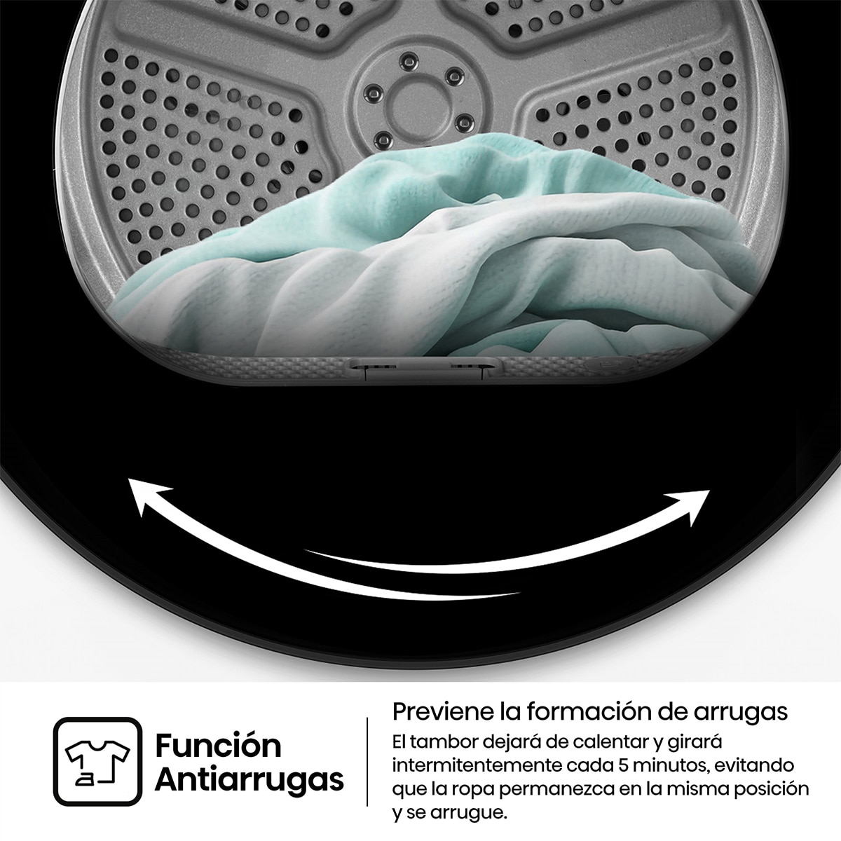 Secadora Hisense 8 kg bomba de calor DH1I800UWDE - Blanco Blanco-10